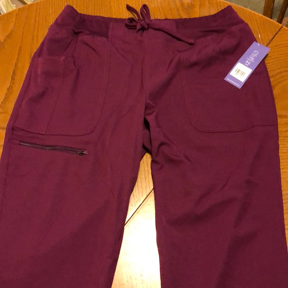 Maroon/wine scrub set